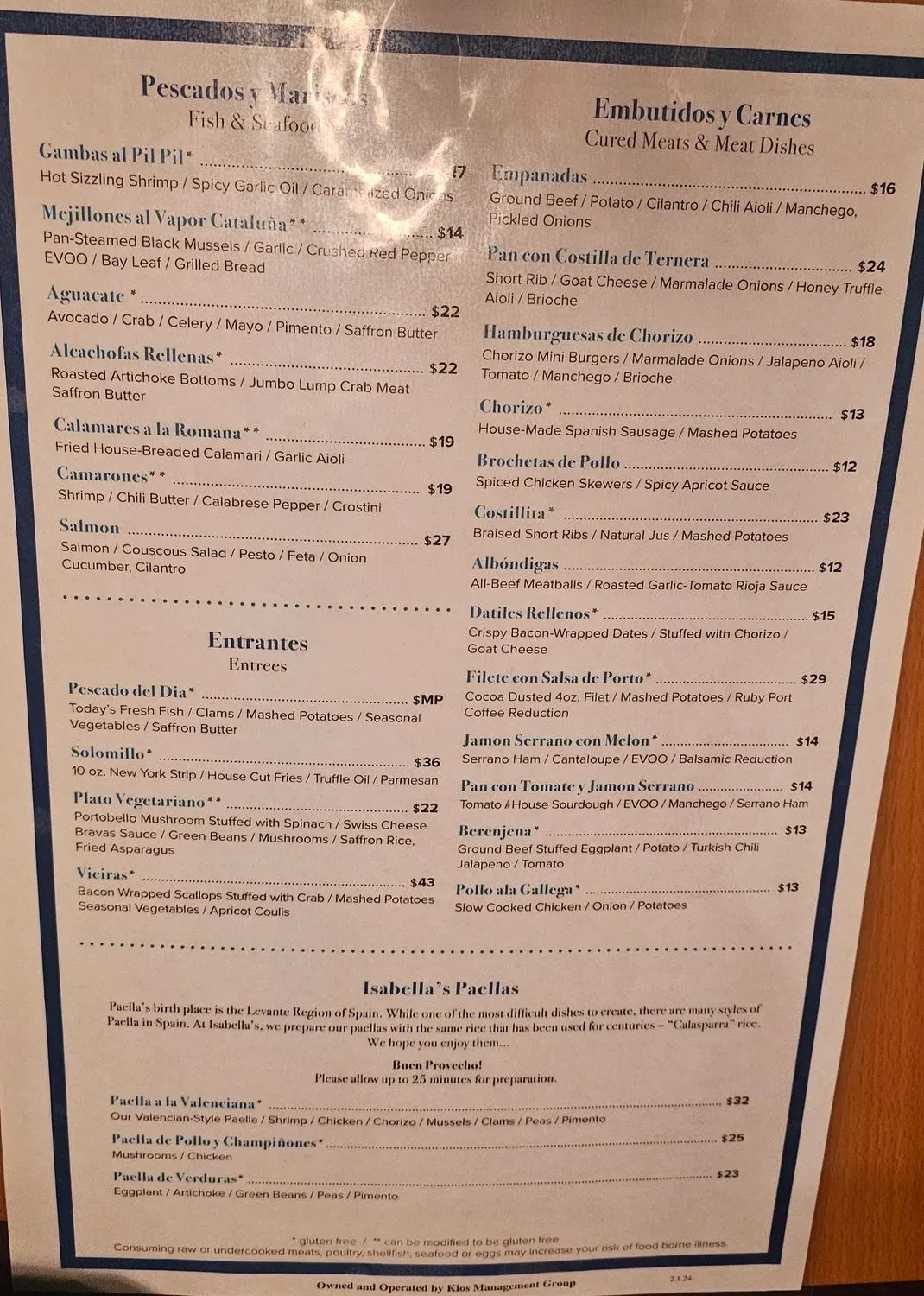 Menu 2