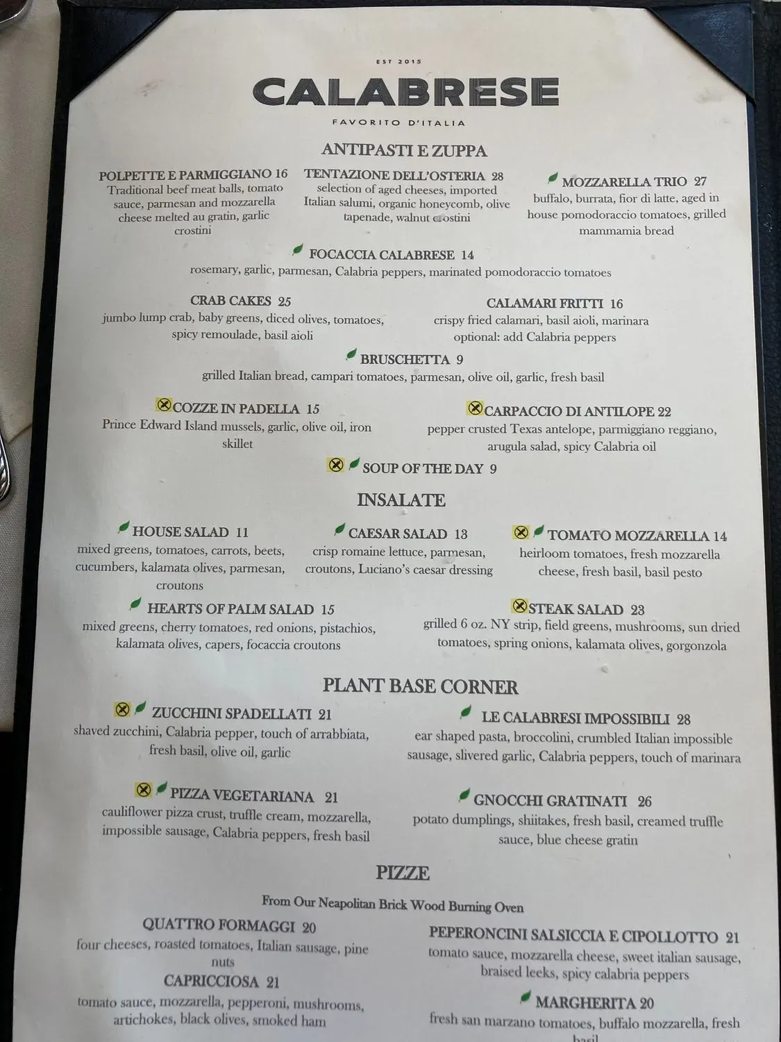 Menu 4