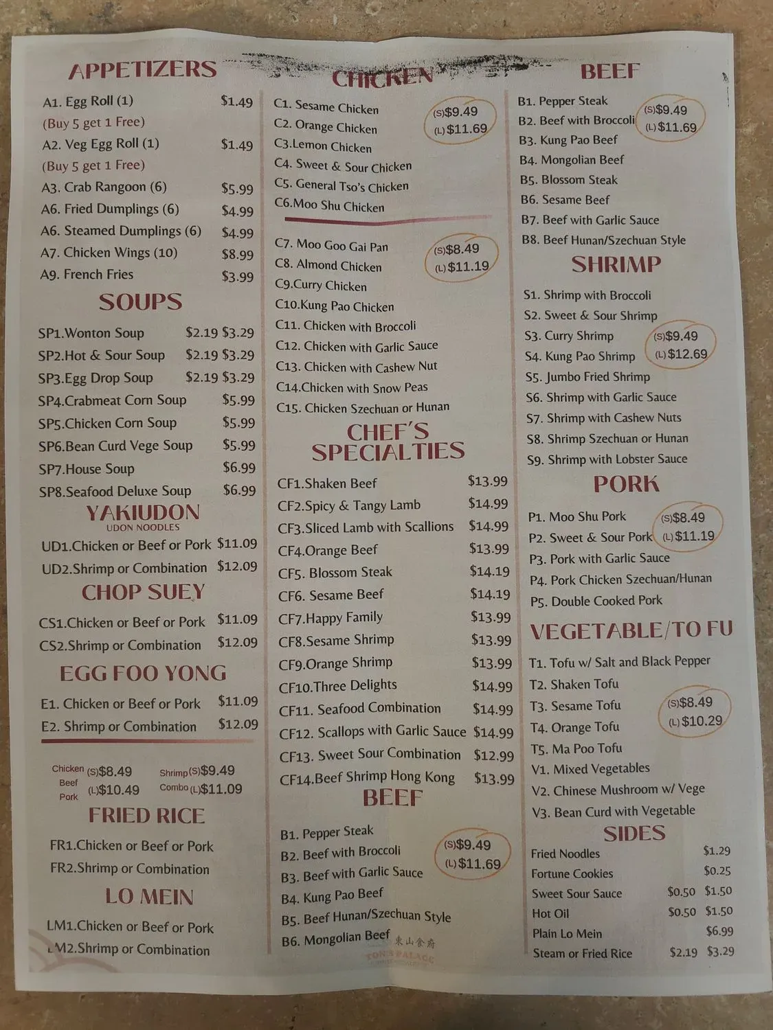 Menu 2