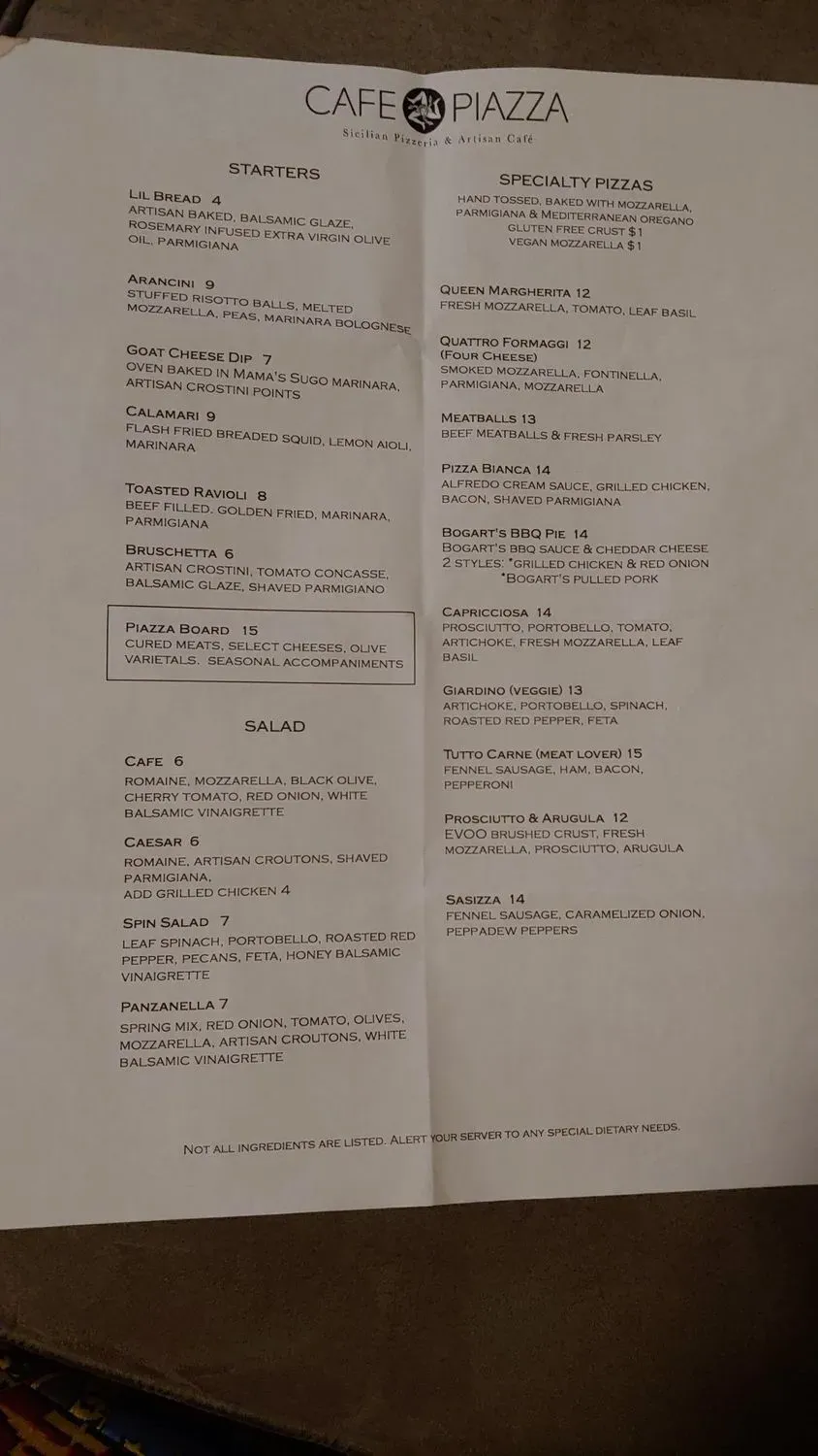 Menu 6