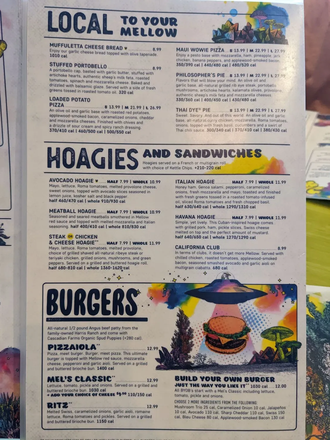 Mellow Mushroom Evans Menu - Updated October 2025
