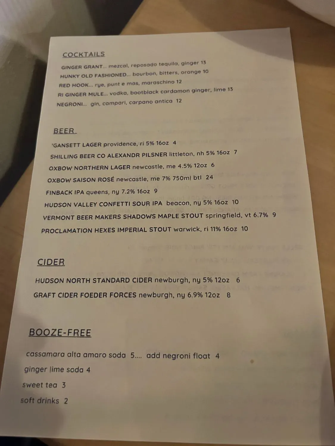 Menu 2