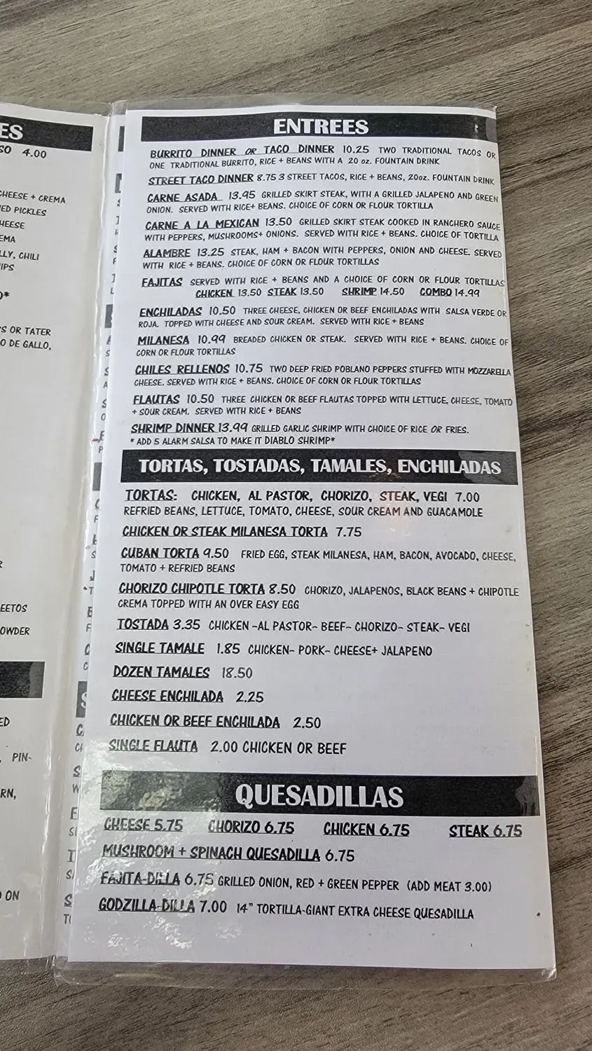 Menu 5