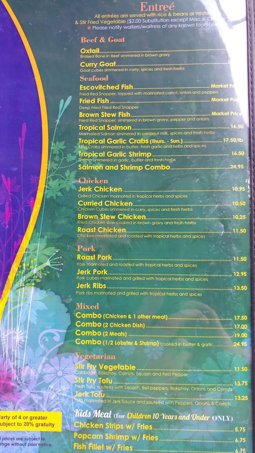 Menu 5