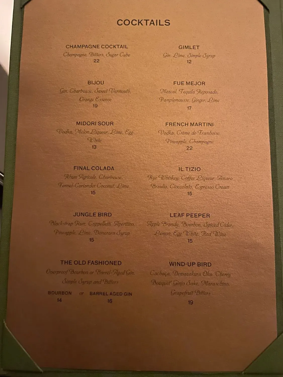 Menu 4