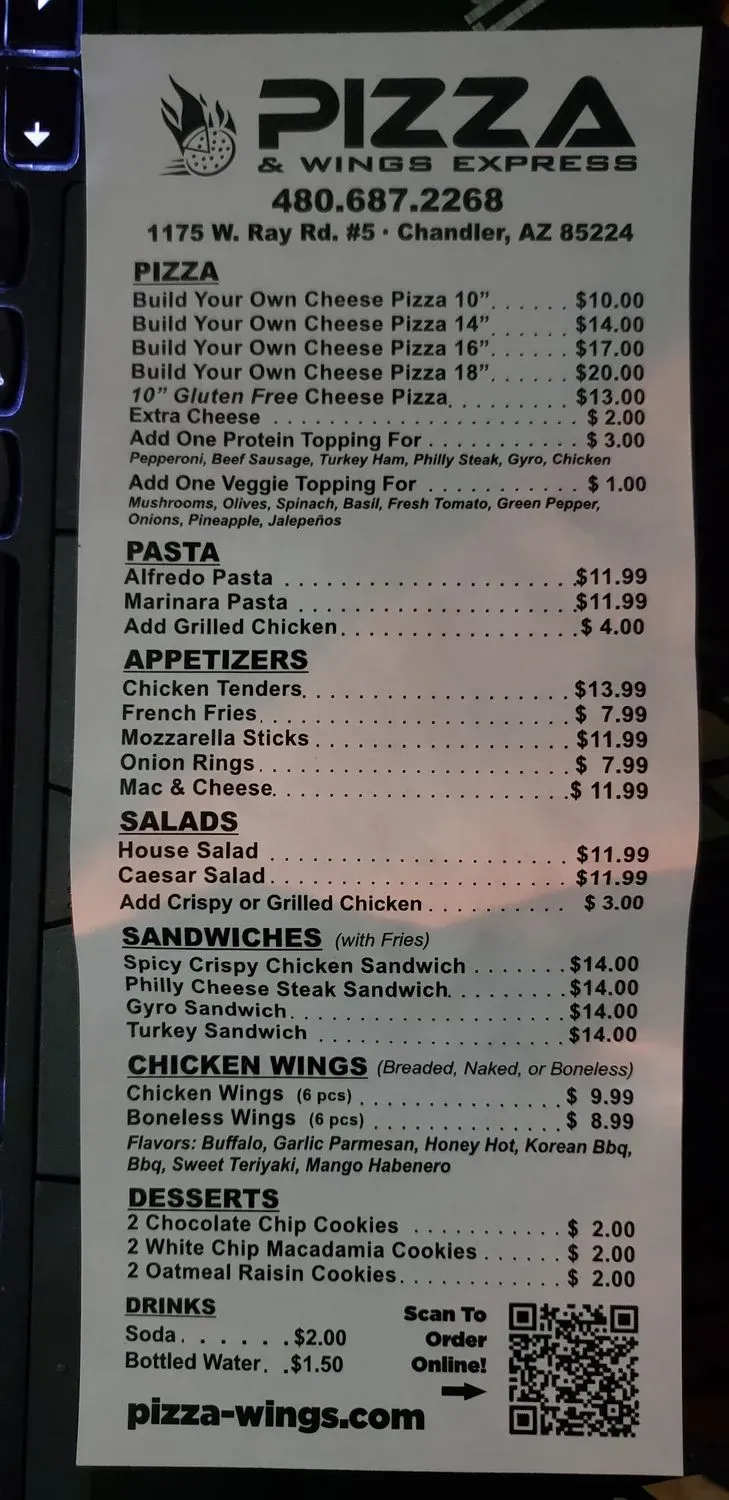 Menu 6