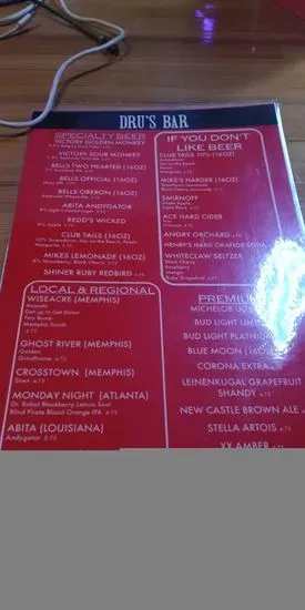 Menu 6