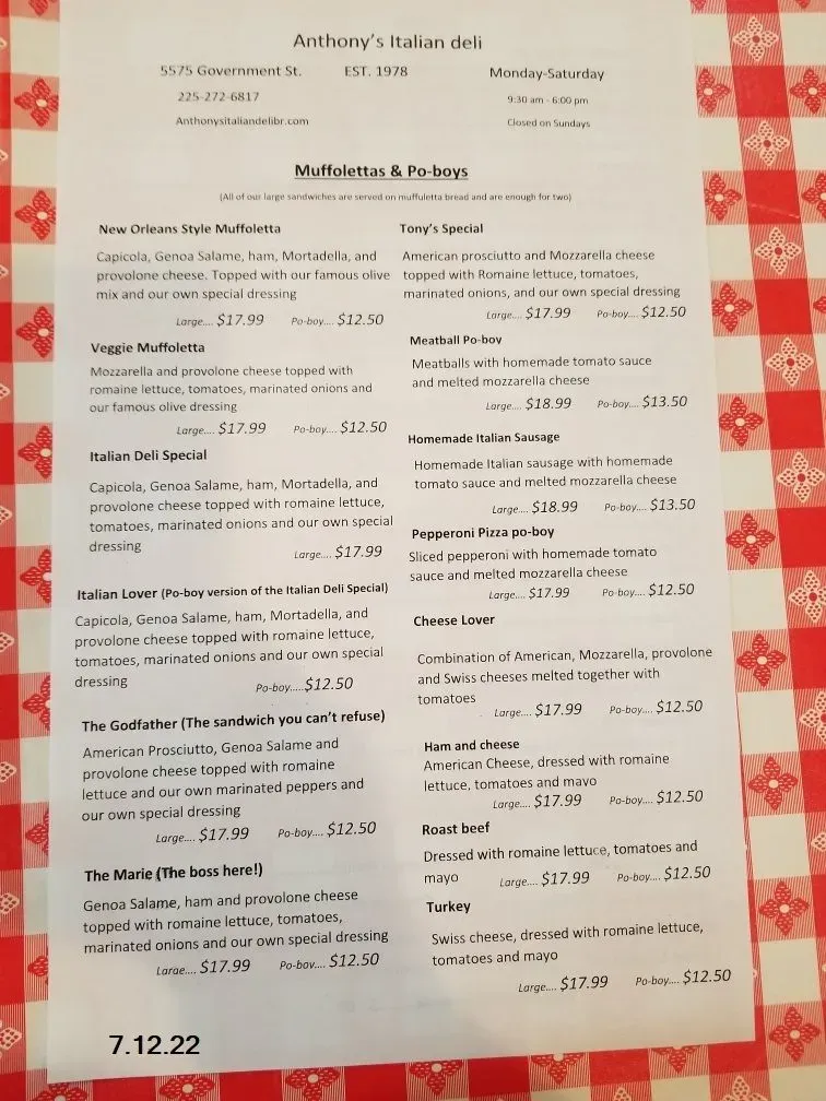 Menu 2