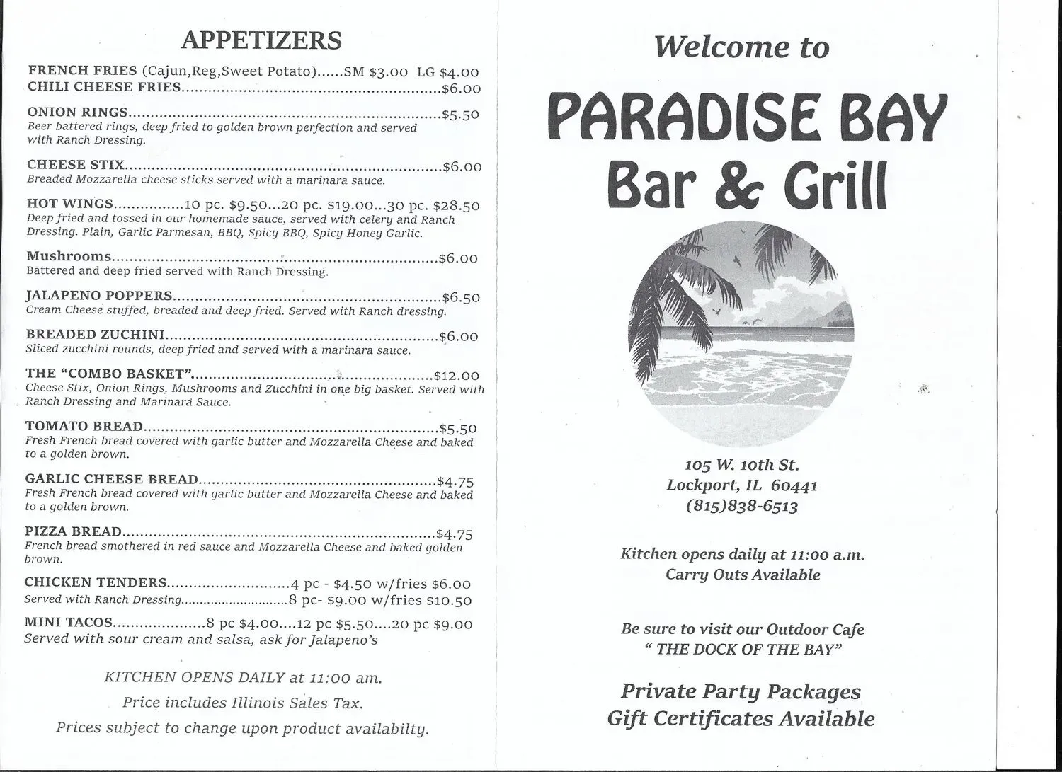 Menu 4