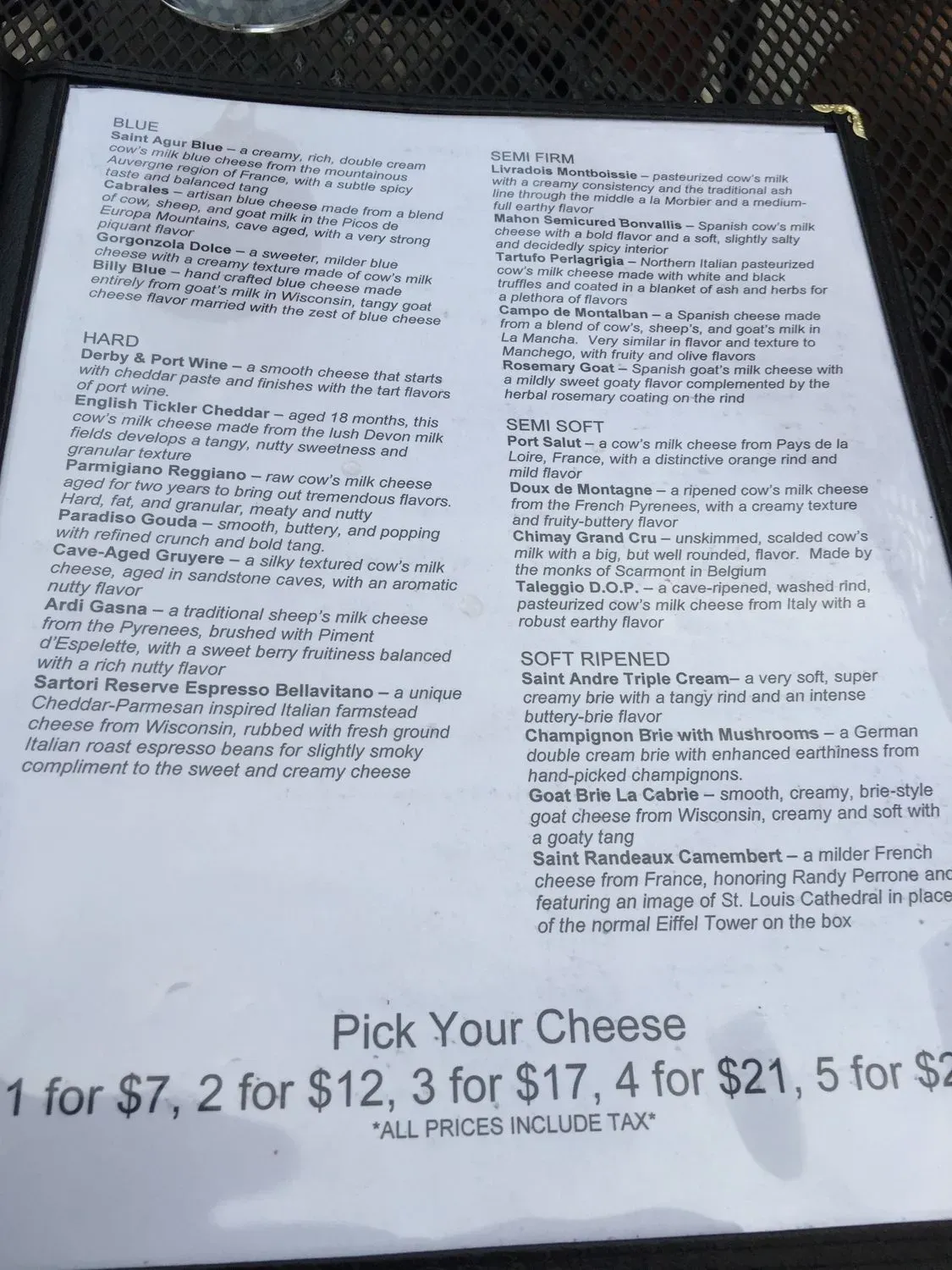 Menu 6