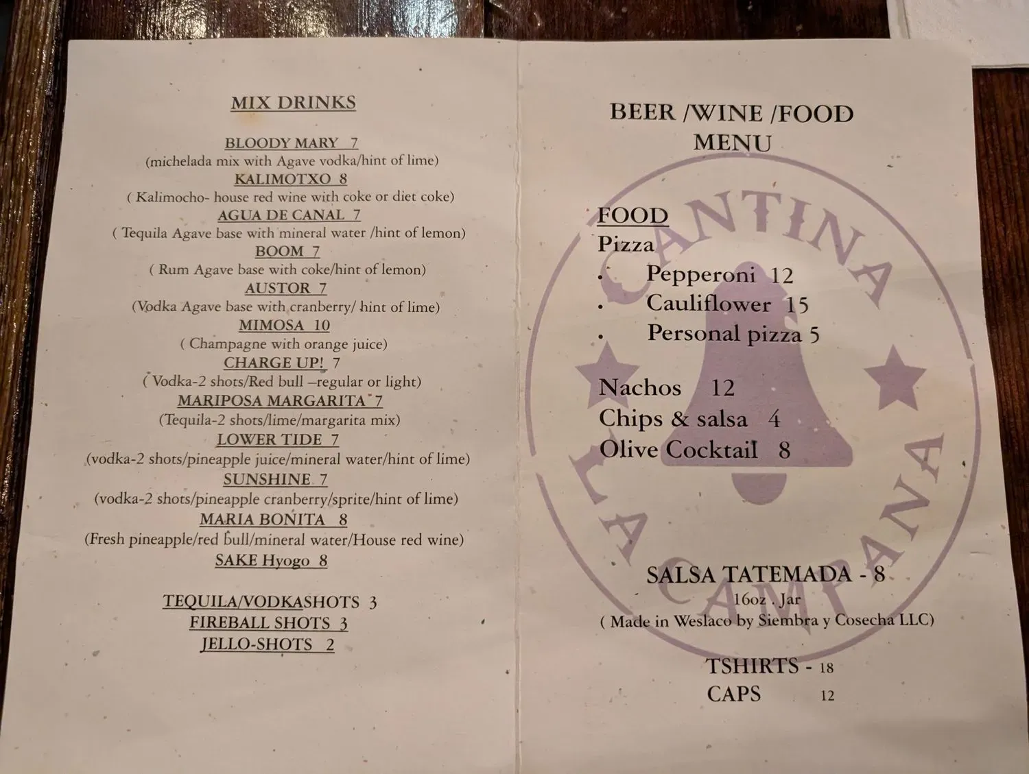 Menu 2