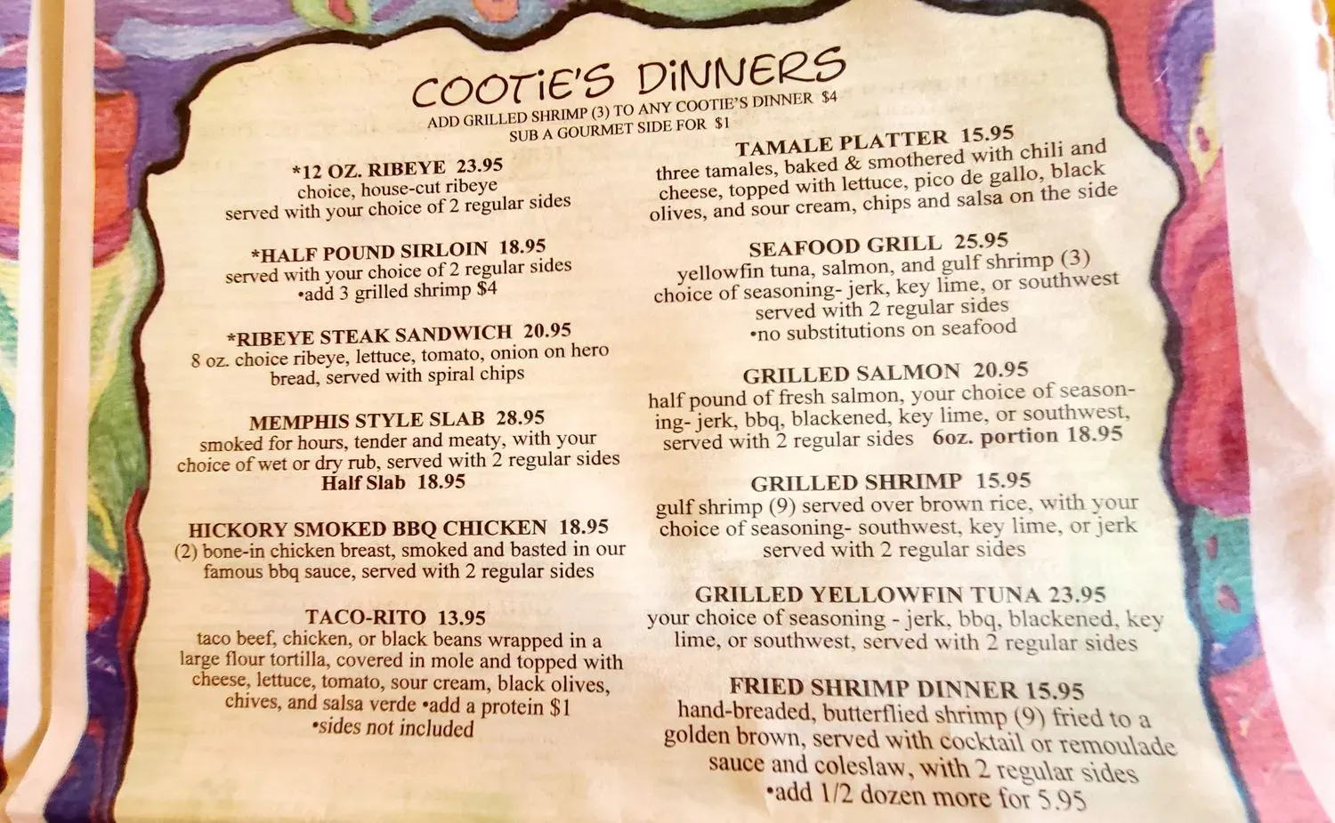 Menu 2