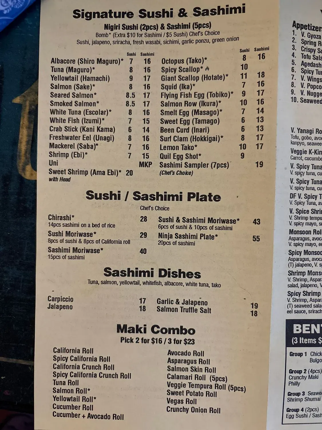 Menu 5