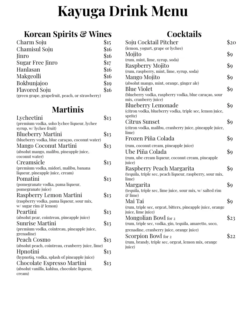 Menu 2