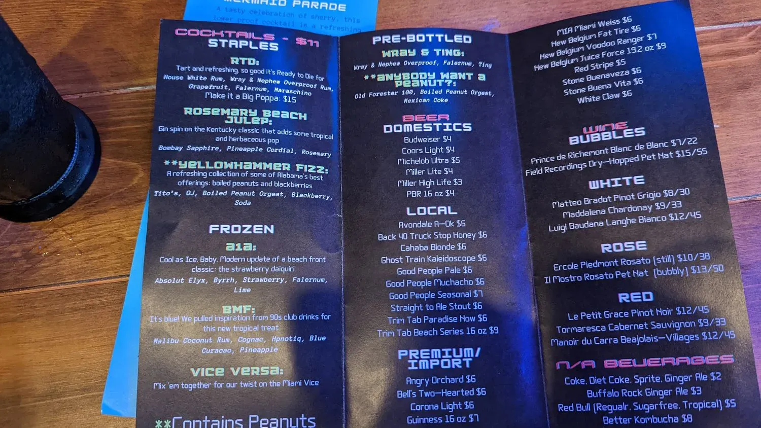 Menu 5