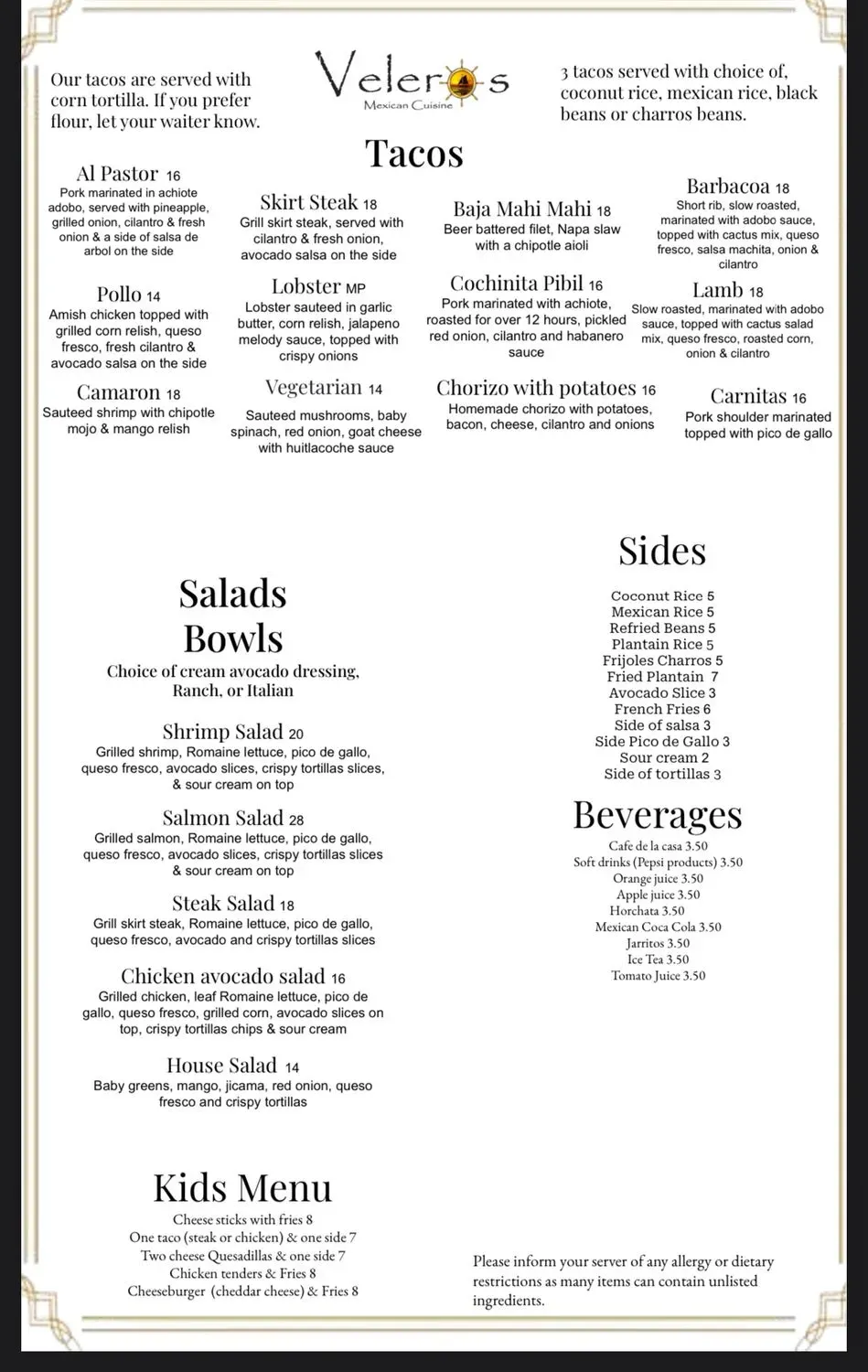 Menu 2