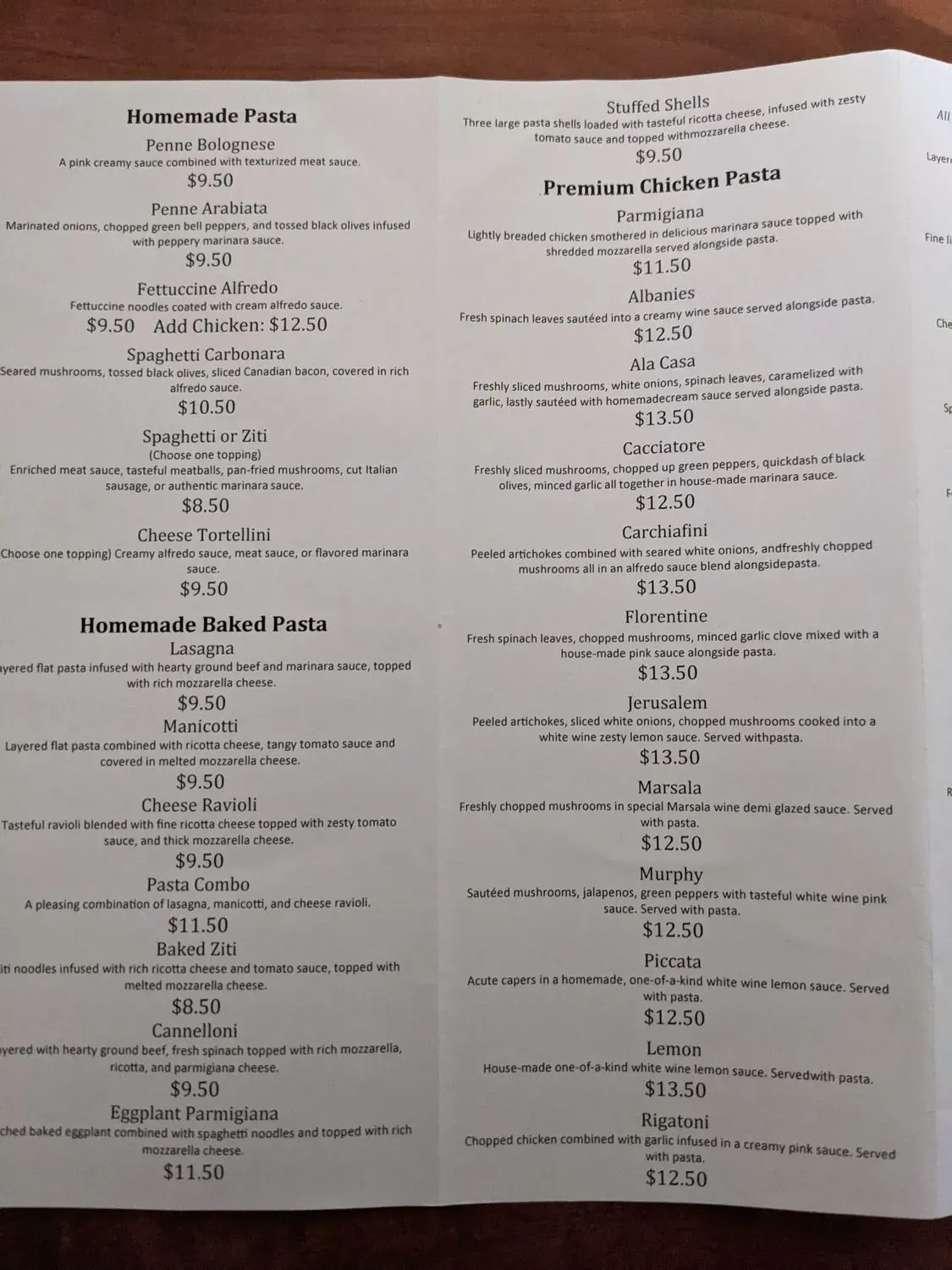 Menu 5