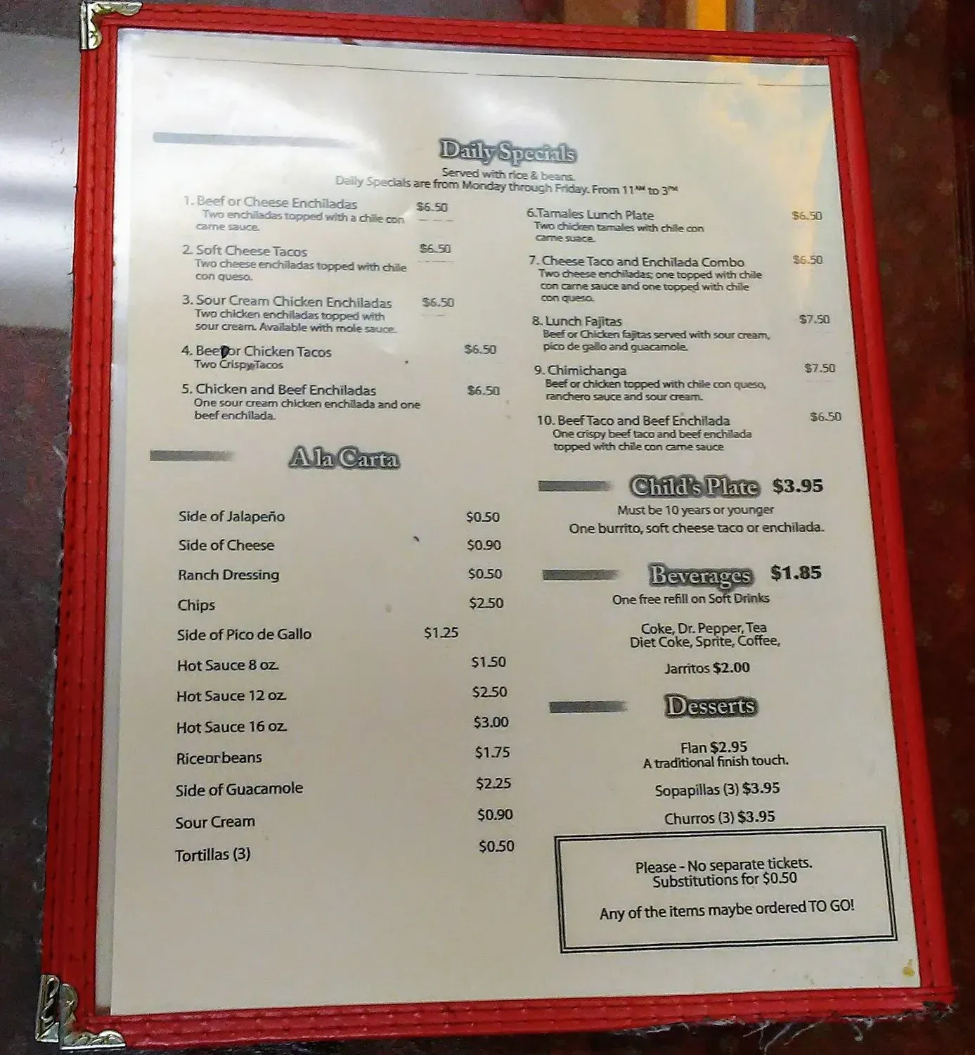 Menu 6