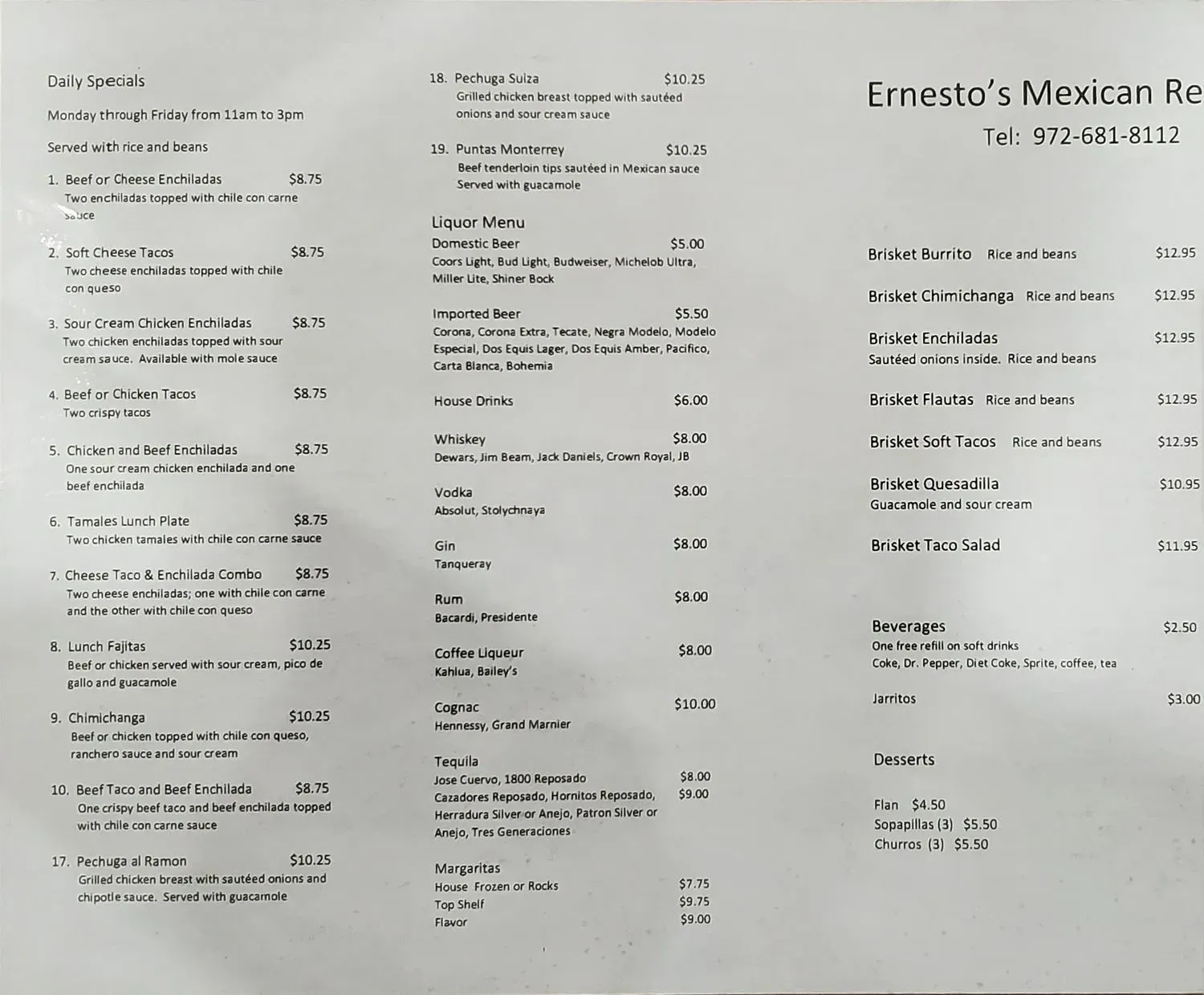 Menu 3