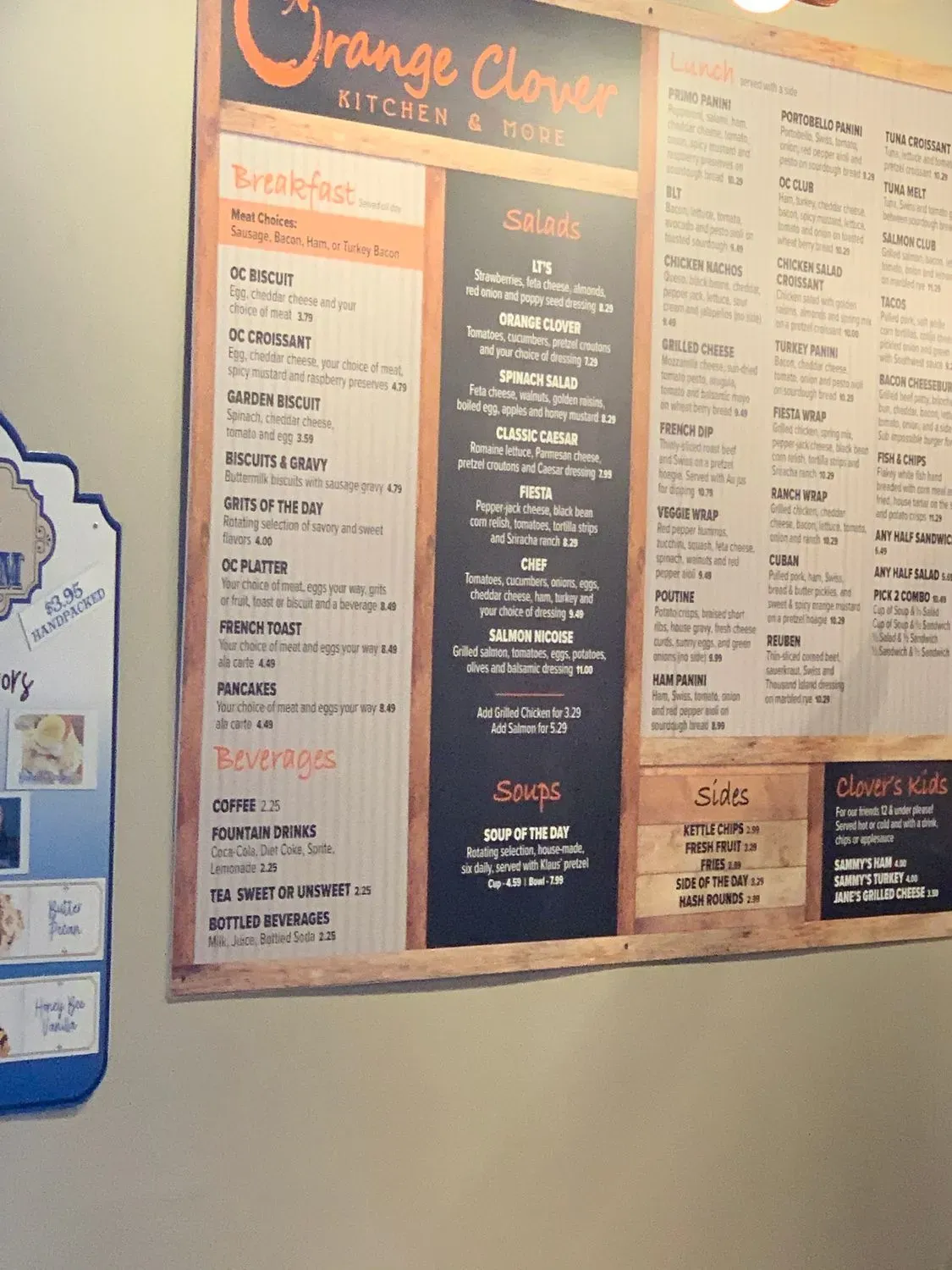 Orange Clover Kitchen & More Menu - Updated October 2025