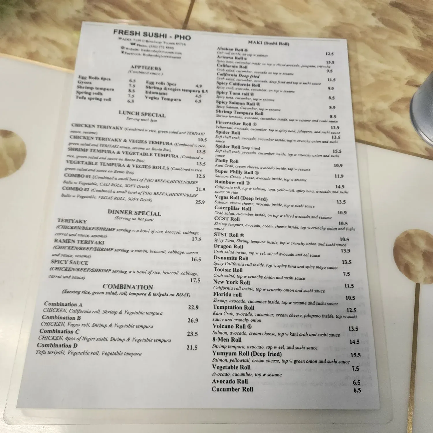 Menu 2