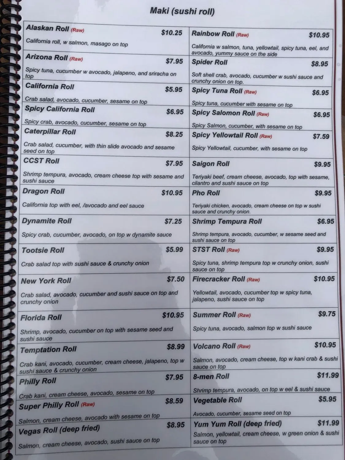 Menu 4