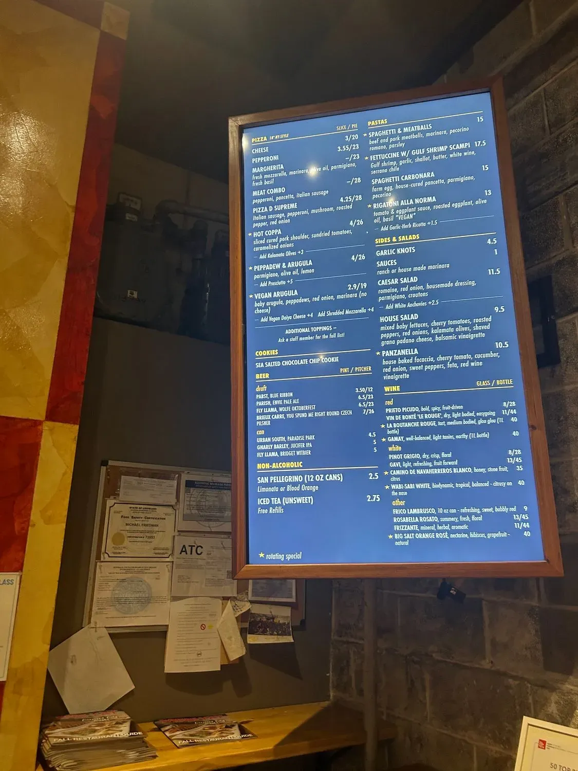 Menu 5