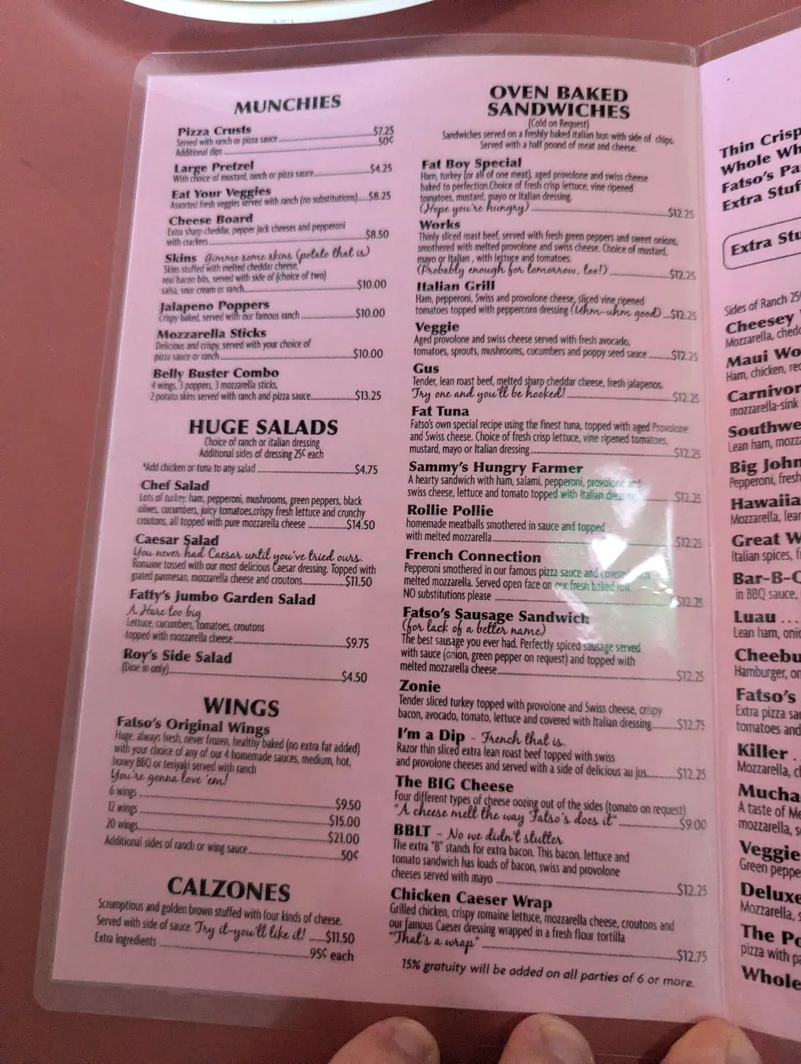 Menu 4