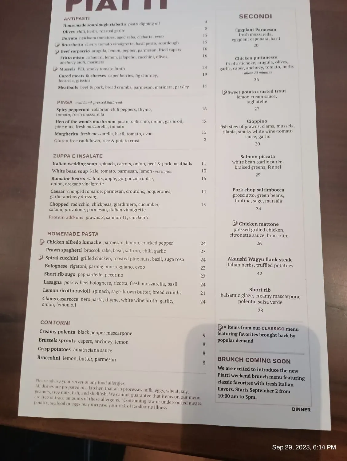 Menu 5