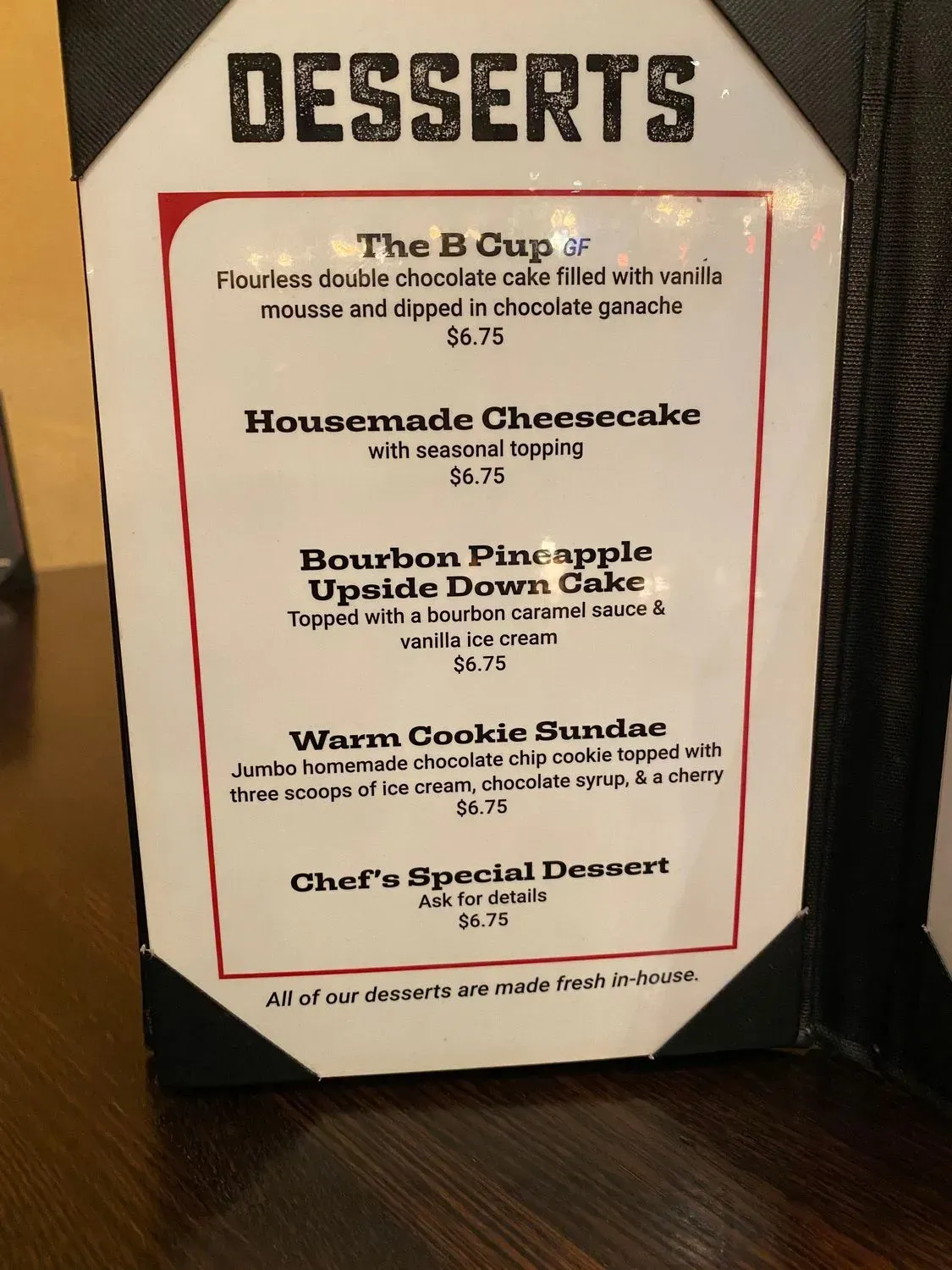 Menu 5