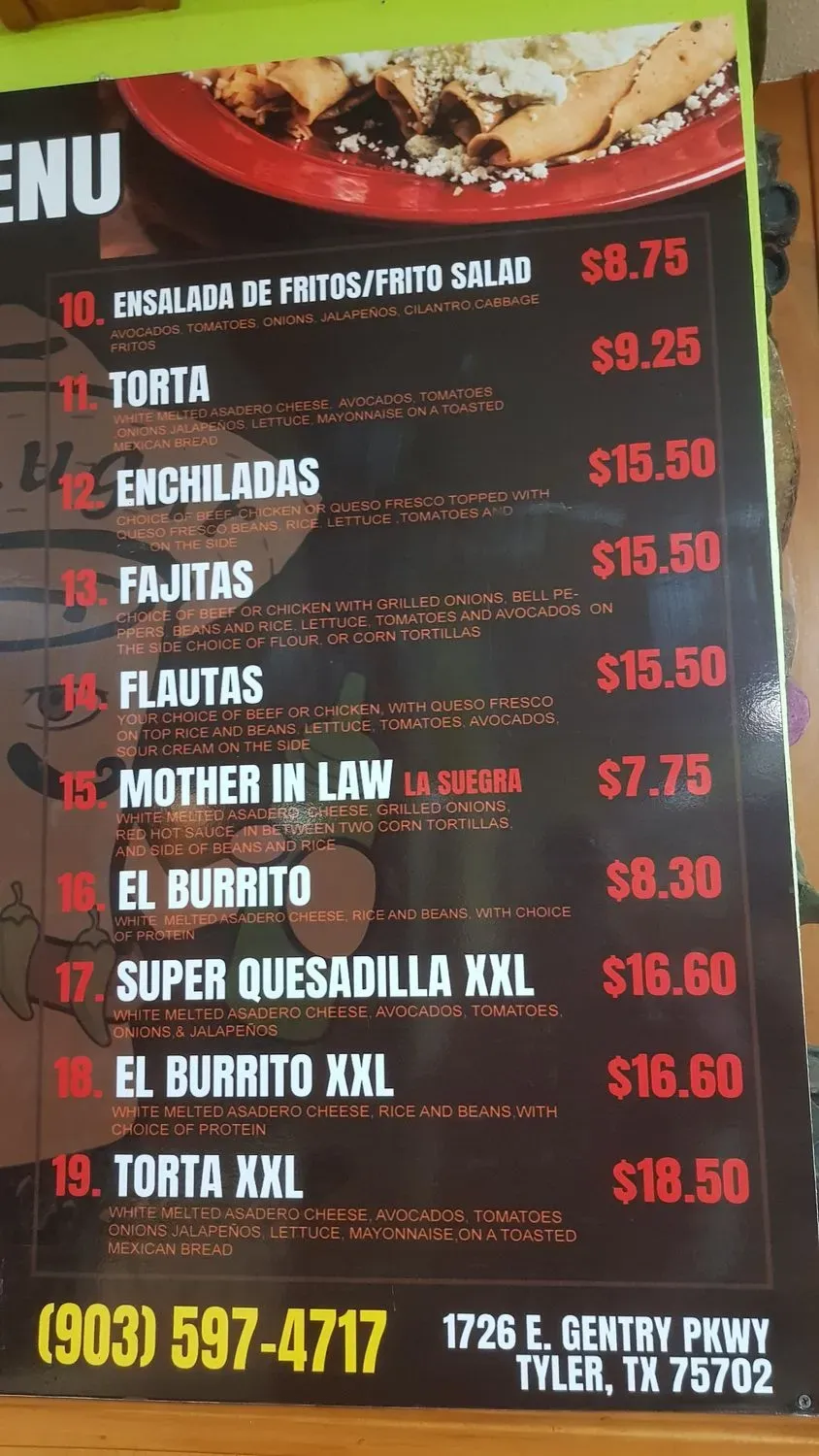 Menu 4