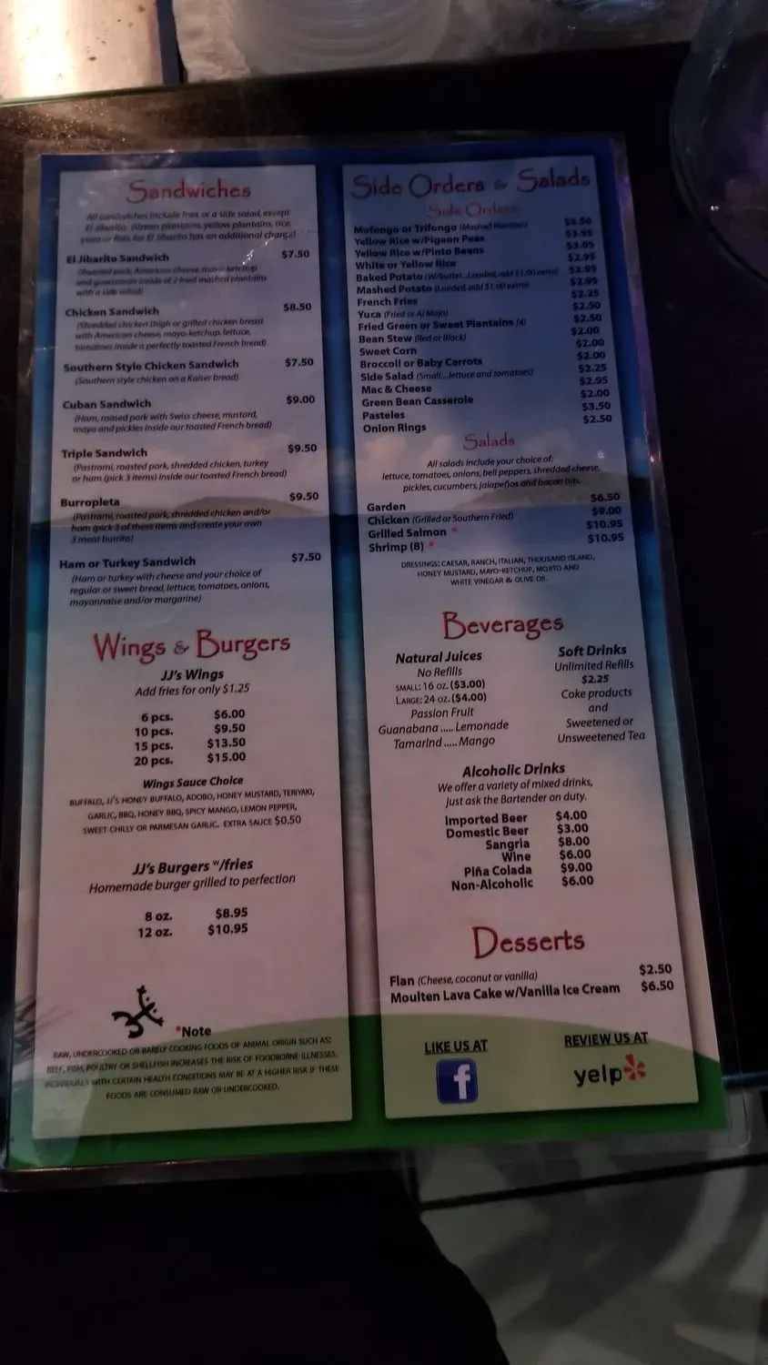 Menu 3