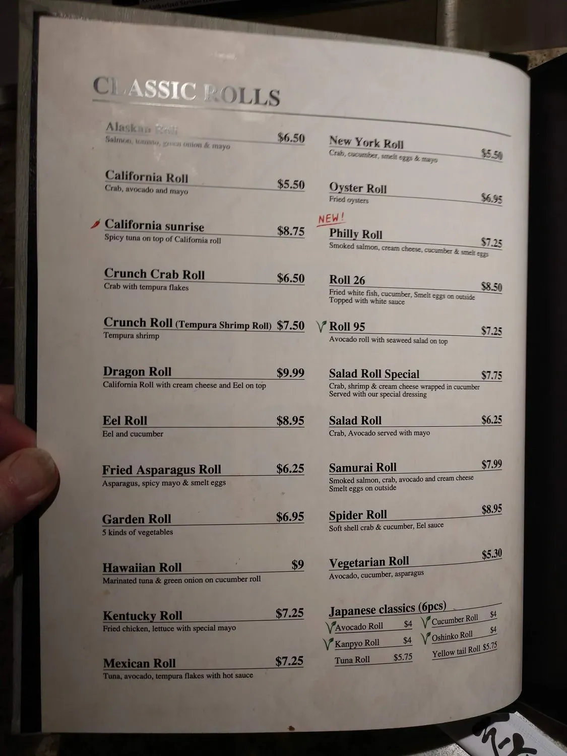 Menu 6