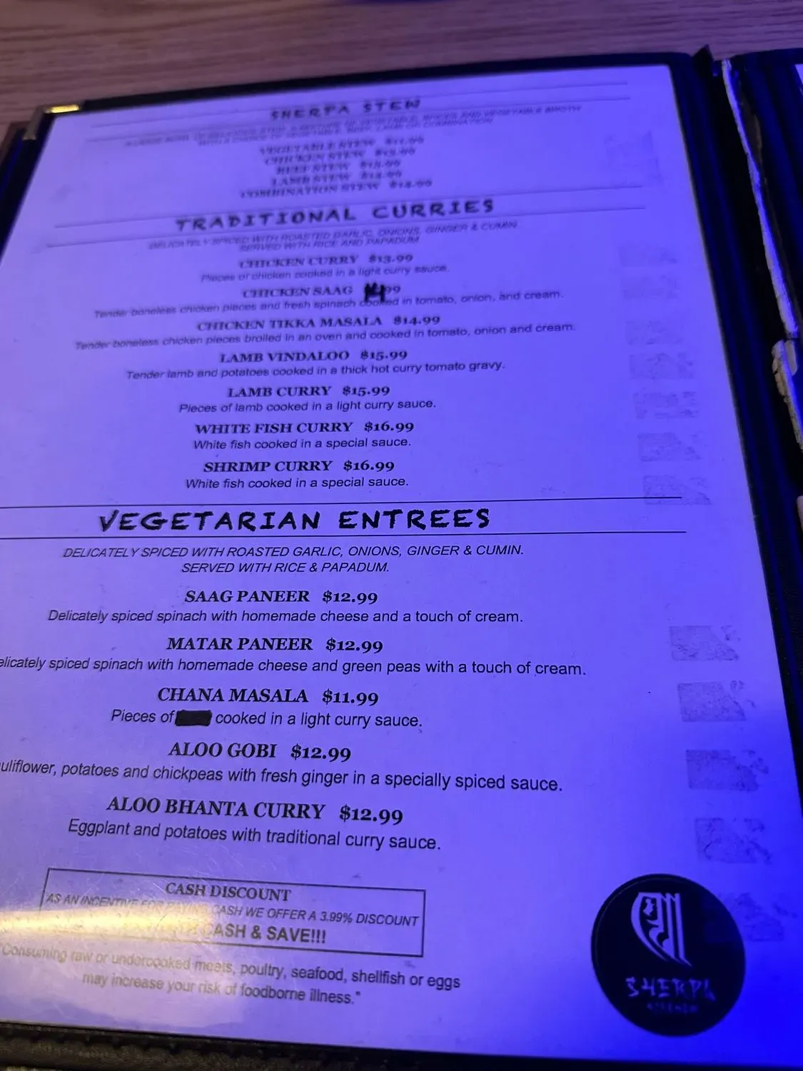 Menu 4