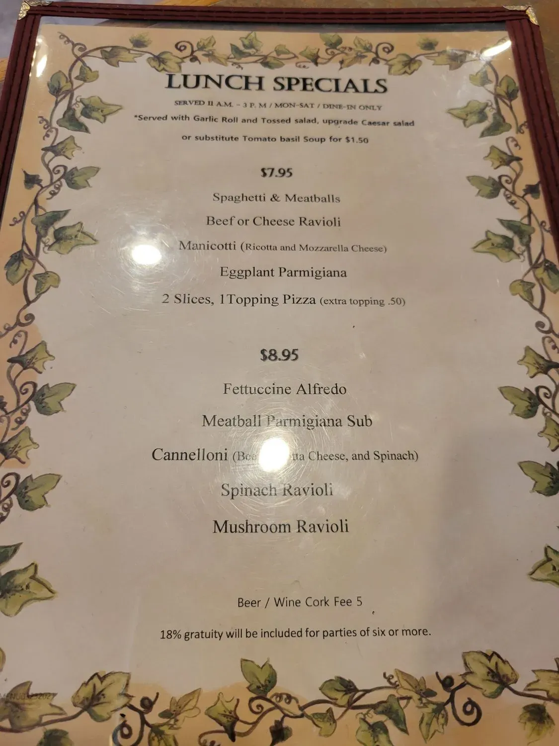 Menu 3