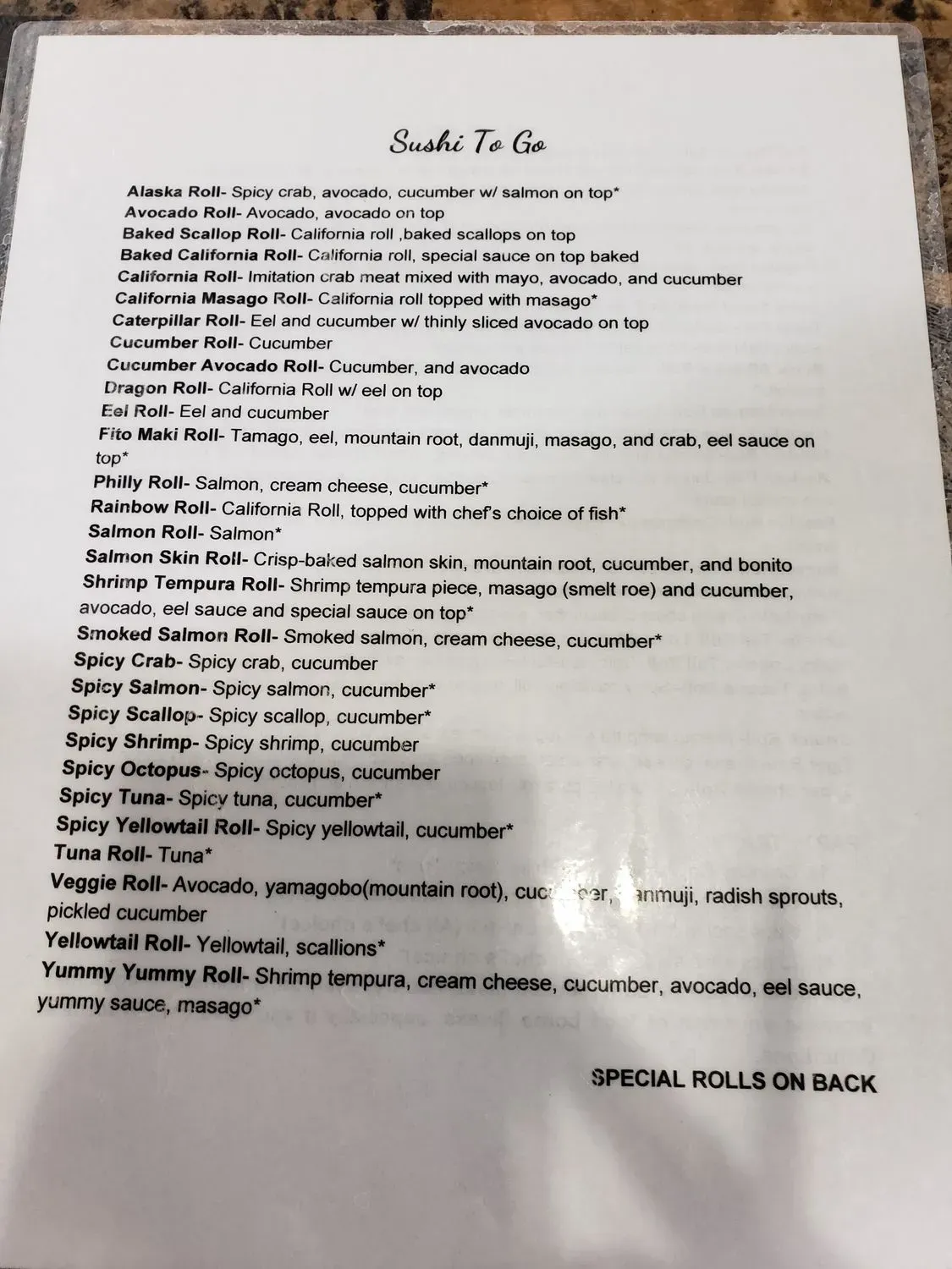 Menu 3