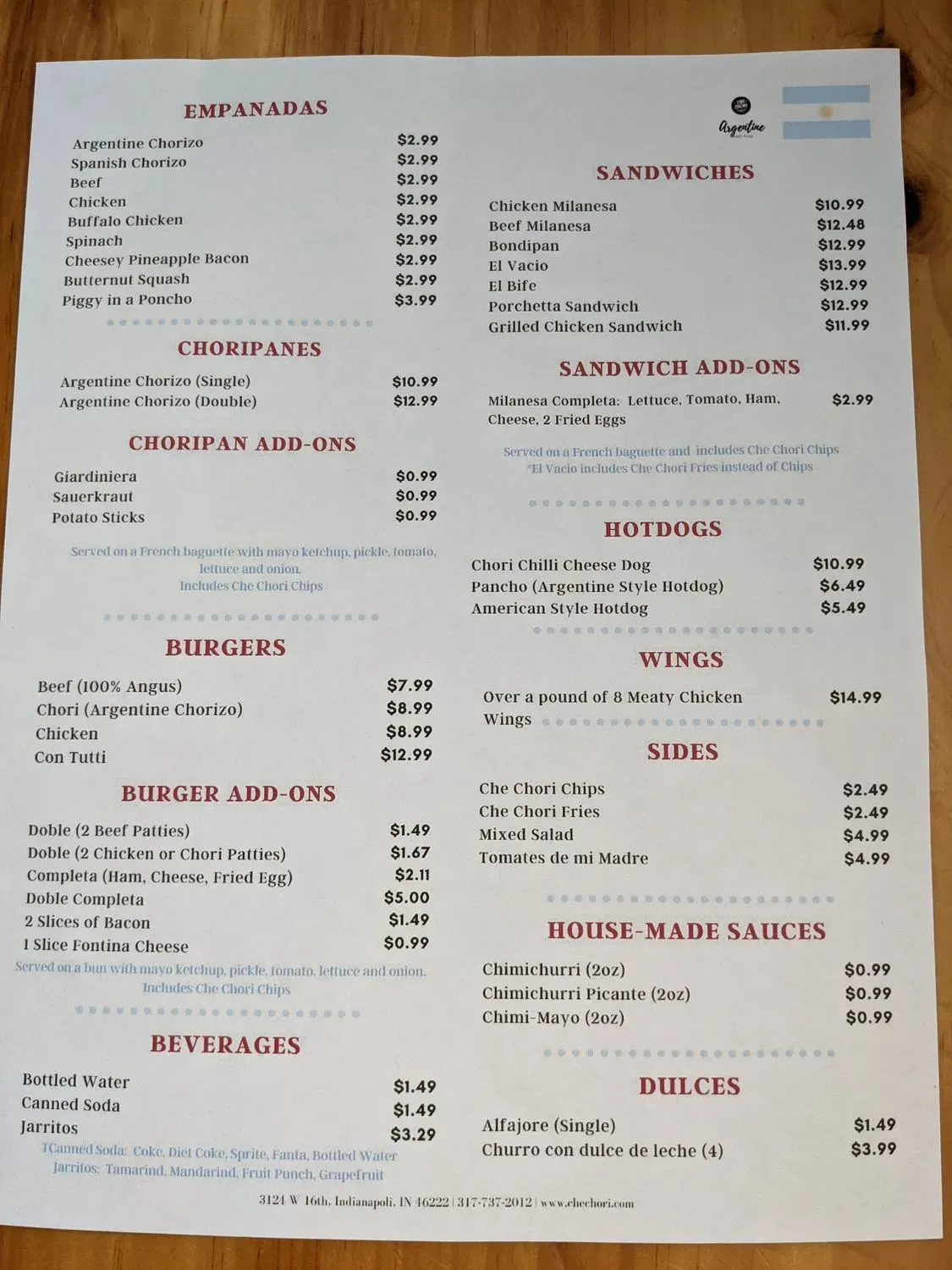 Menu 3