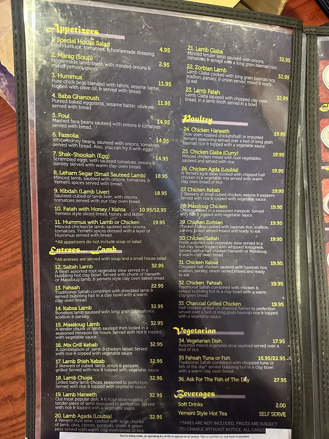 Menu 4