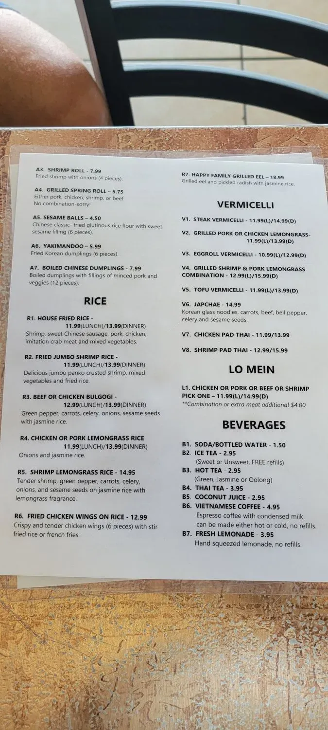 Menu 5