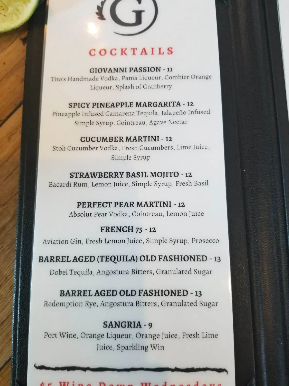 Menu 4