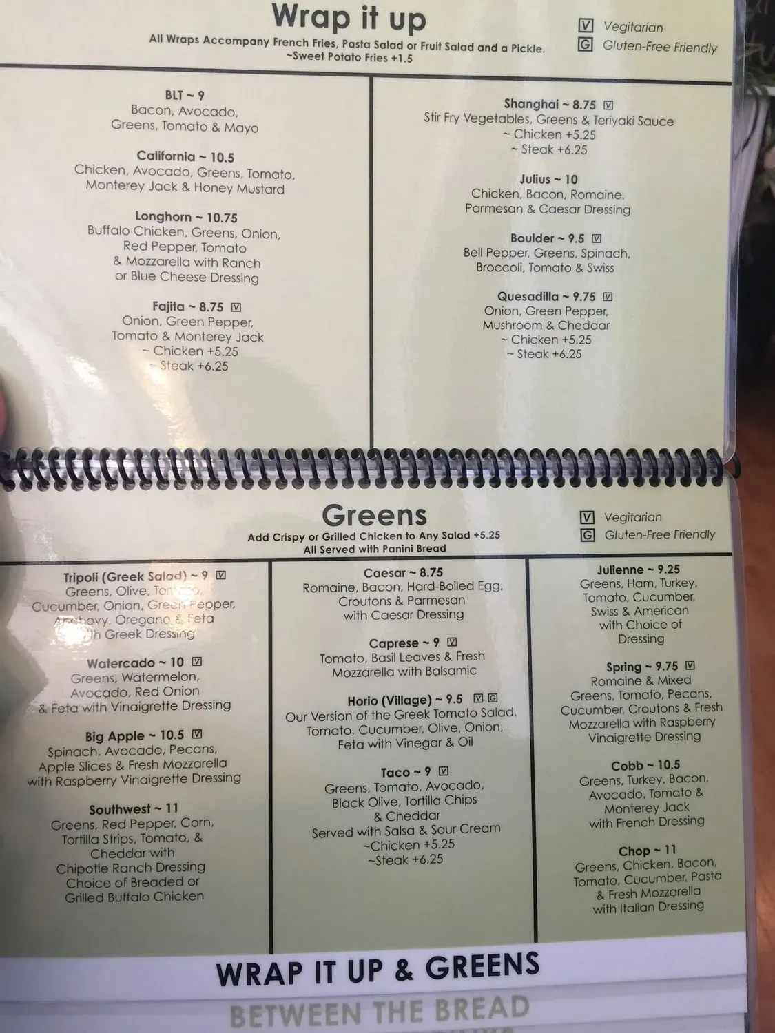 Menu 4