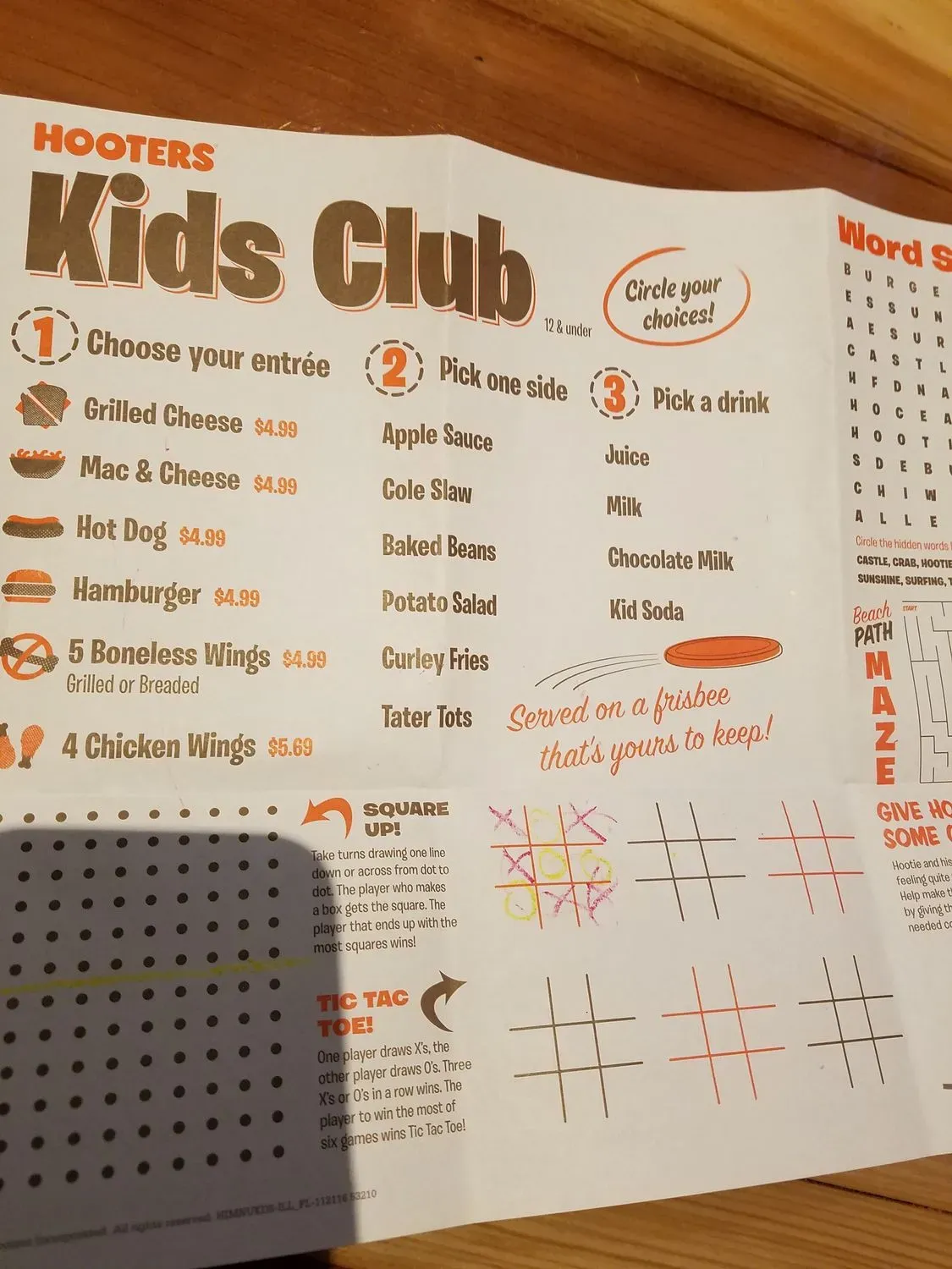 Menu 4