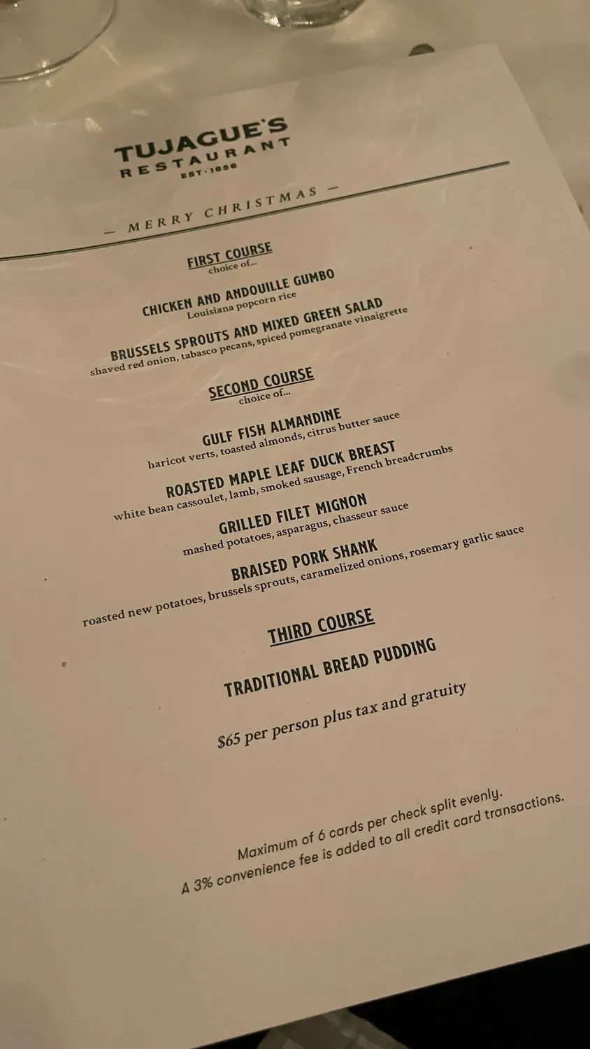 Menu 6