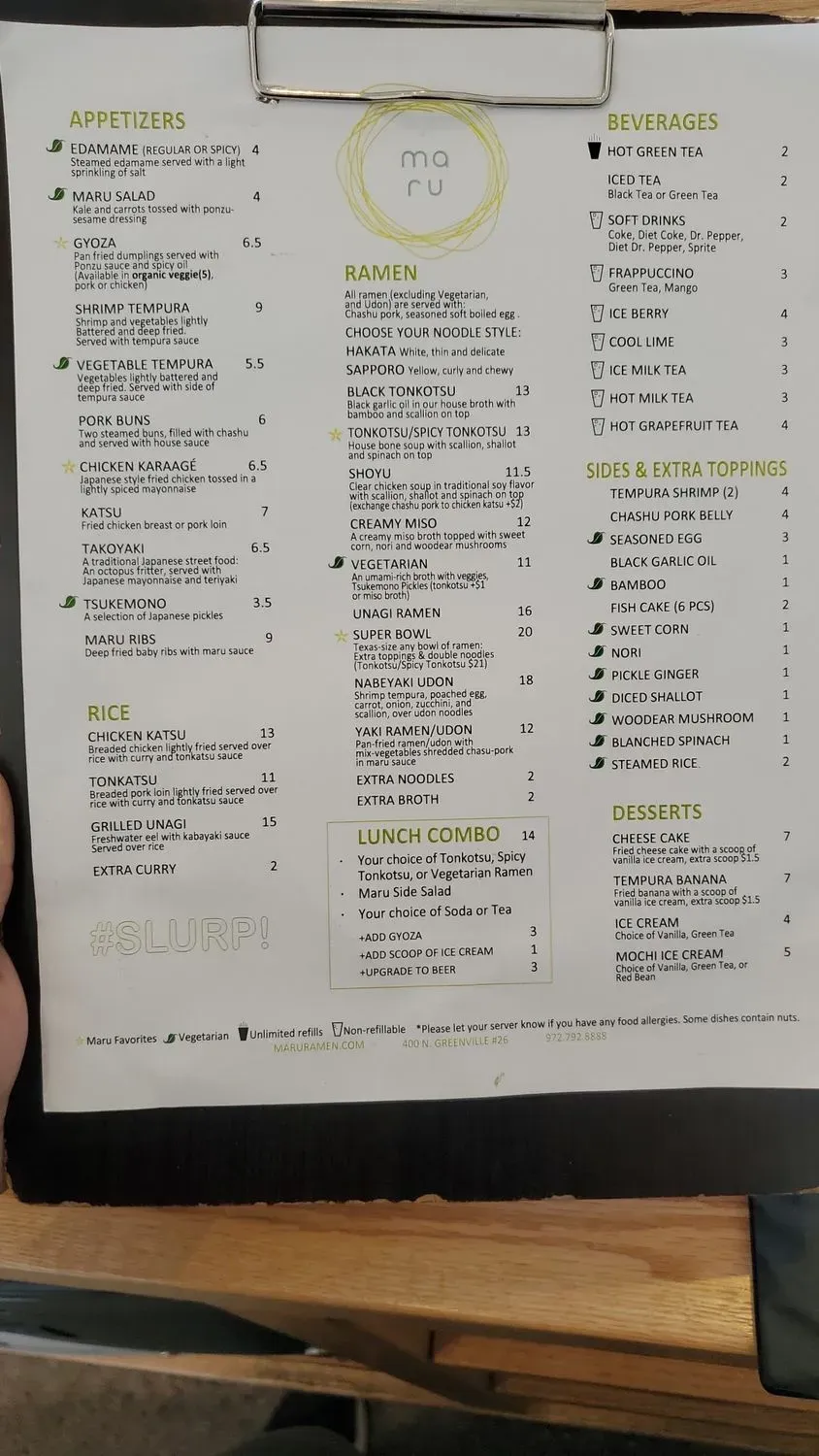 Menu 2