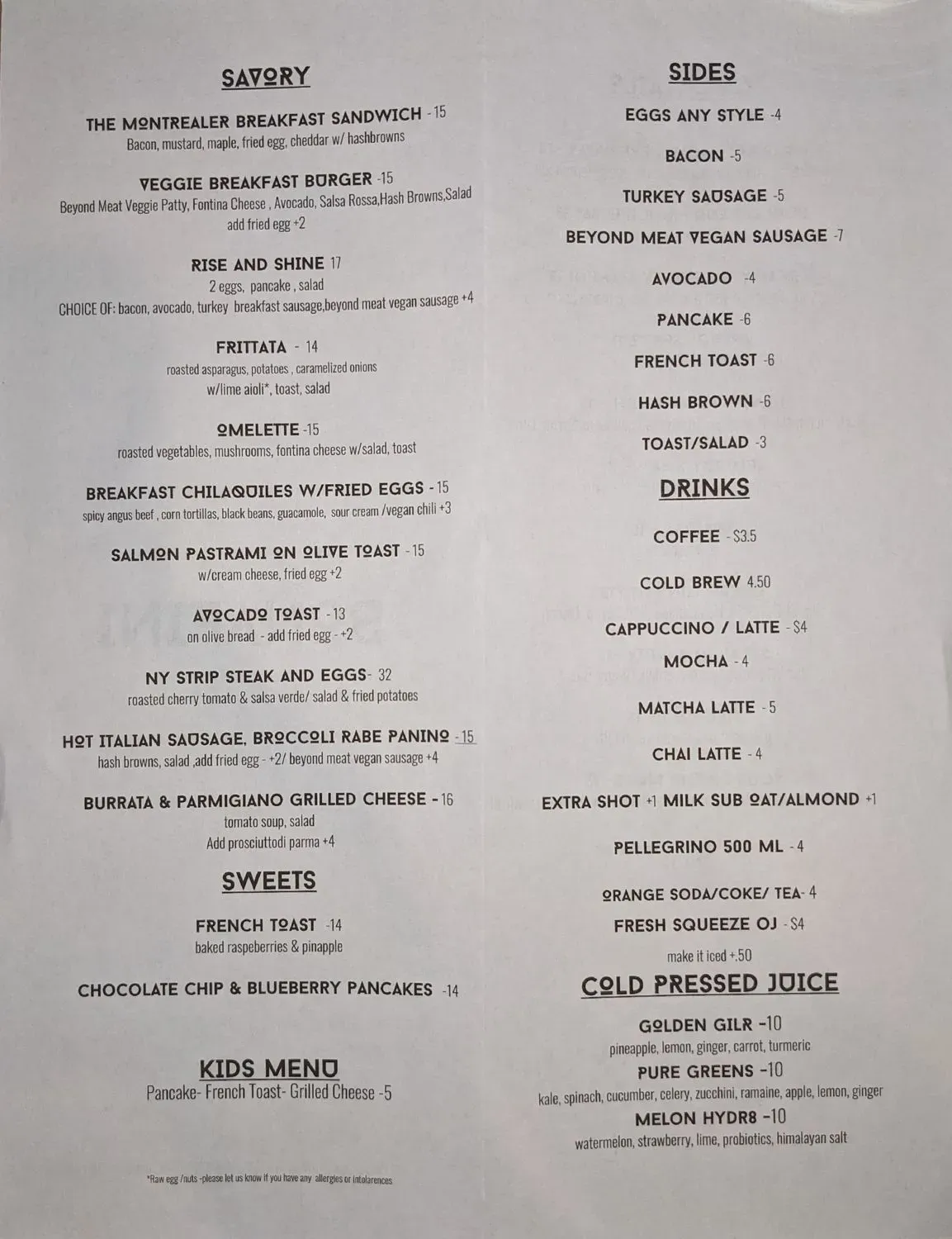 Menu 2