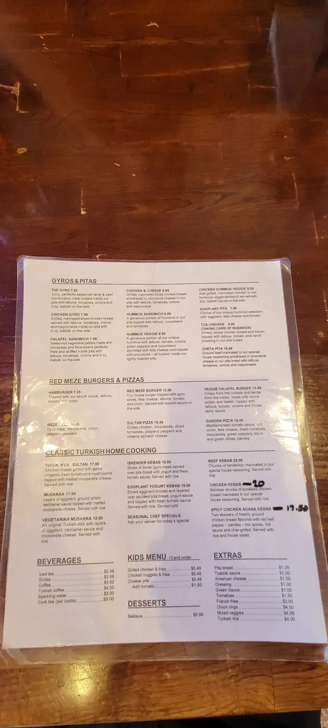 Menu 4