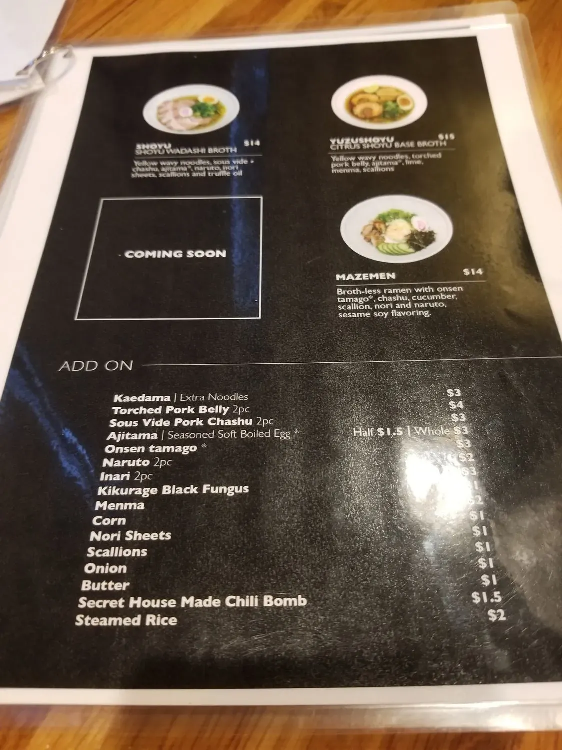 Menu 2