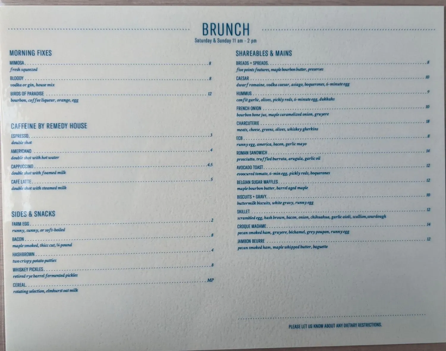 Menu 3