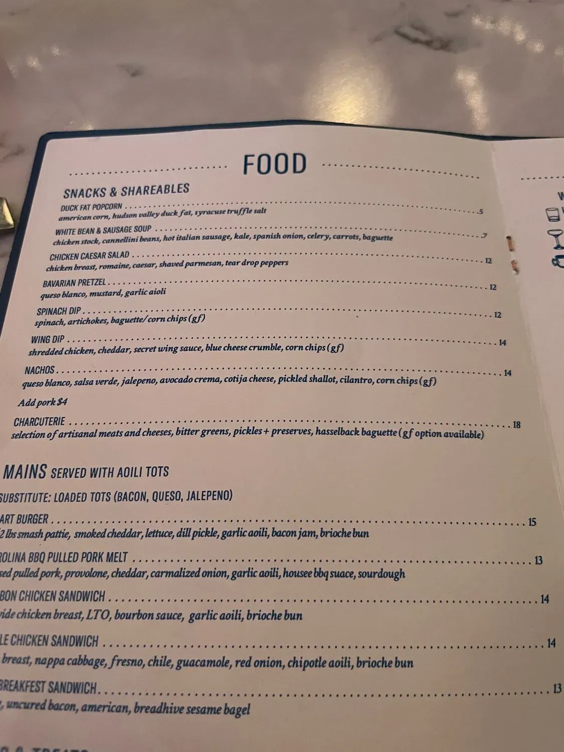 Menu 2