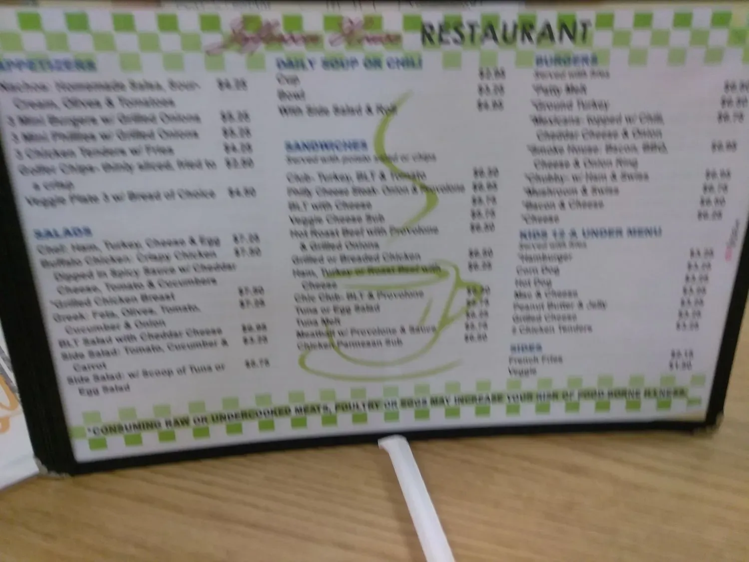 Menu 6